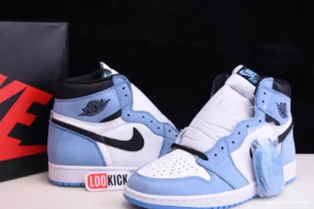 Cheap AIR 555088-134 BLUE WHITE 1 RETRO JORDAN BLACK HIGH UNIVERSITY 0327